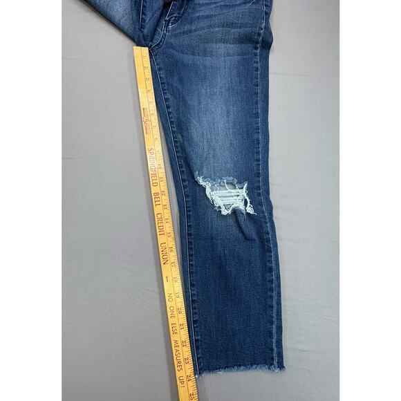 KanCan Dark Blue High Rise Distressed Jeans 11/29 RN 144635 Estilo KC5019D - Picture 4 of 8